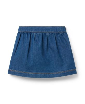 Girls' Denim Button Skirt - Baby, Little Kid, Big Kid