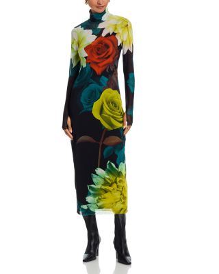Shailene Floral Midi Dress