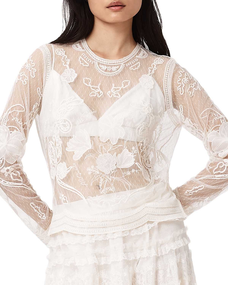 Allsaints Arlea Embellished Top