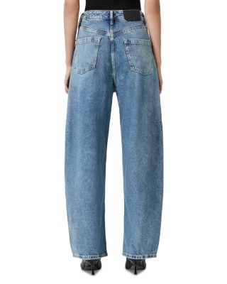 Carter Mid Rise Barrel Jeans in Indigo