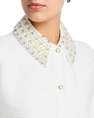 Embellished Sweater Jacket