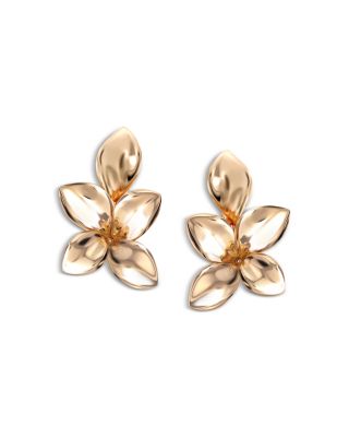 18K Rose Gold Giardini Segreti Flower Statement Earrings