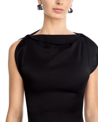 Sleeveless Draped Dress