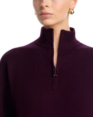Merino Interlock Half Zip Sweater