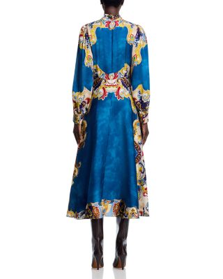 The Raquel Twist Neck Midi Dress