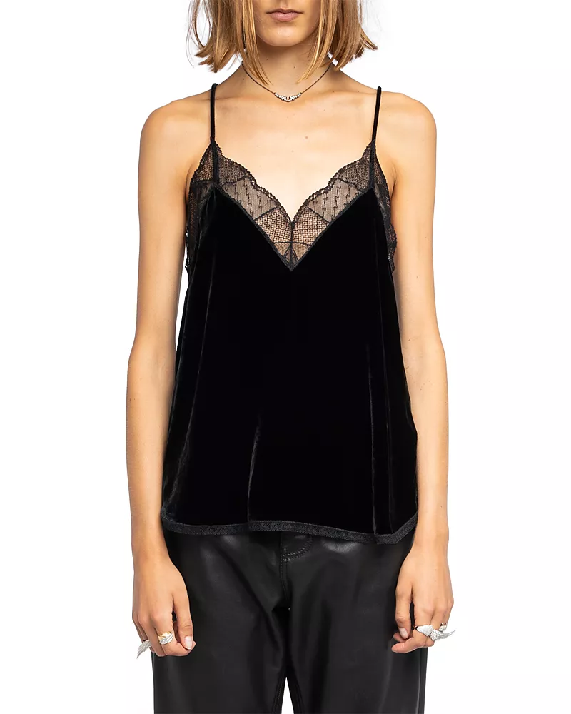 Zadig & Voltaire Christy Velvet Camisole