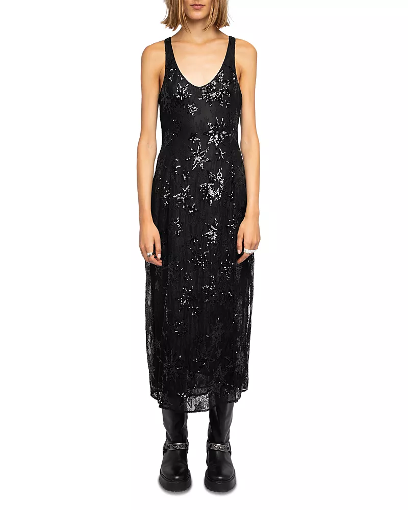 Zadig & Voltaire Rarysa Sequined Lace Dress