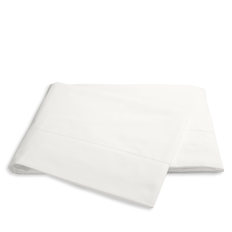 Matouk Milano Hemstitch Flat Sheet, Twin In White