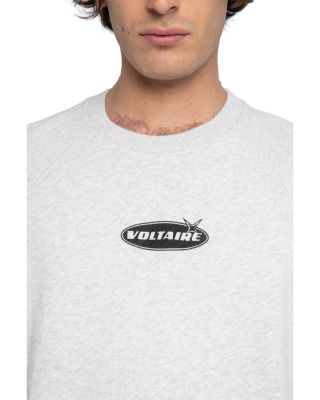 Uppy Slub Moto Sweatshirt