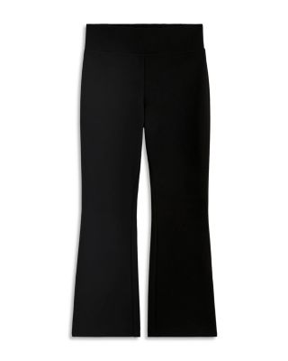 Salma Pull On Flare Leg Jeans in Super Black
