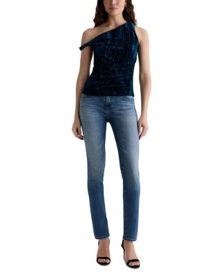 Mid Rise Cigarette Leg Jeans in Kinship