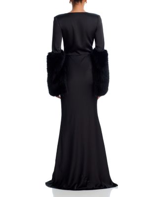 Manon Gown with Faux Fur