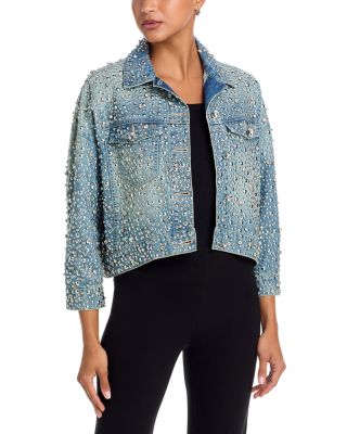 Vangie High Low Embellished Jacket