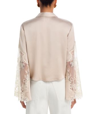 Capri Lace Sleeve Blouse