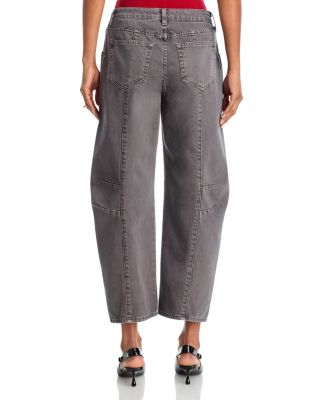 Cody High Rise Rodeo Jeans in Medium Grey