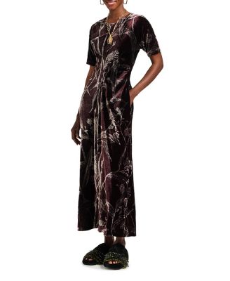 La Doublej Angelica Dress Bamboo Burgundy