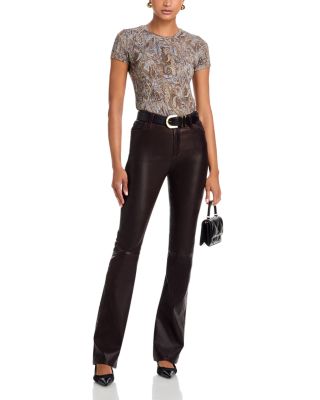 Ressi Ditsy Paisley Print Crewneck Tee