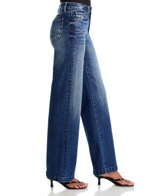 Scottie High Rise Wide Leg Jeans in Gladstone