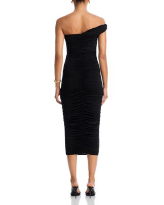 Cheryl Shirred Midi Dress