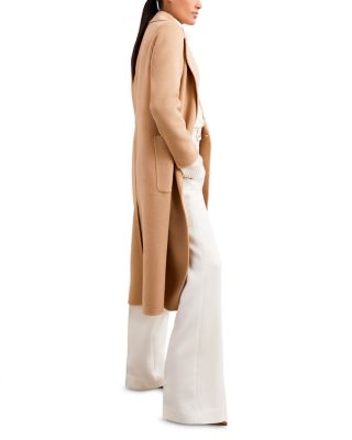 Lucia Wool-Blend Double Breasted Blindseam Coat