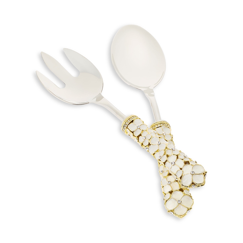 Olivia Riegel Dogwood Salad 2 Piece Serving Set In Gold