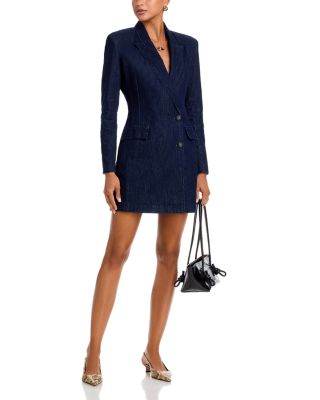 Kylan Double Breasted Denim Blazer Dress