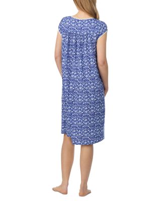 Cap Sleeve Floral Waltz Nightgown