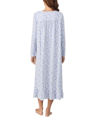 Long Sleeve Floral Nightgown
