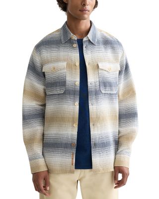 Textured Button Front Shirt