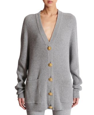  Buttoned Cashmere Cardigan