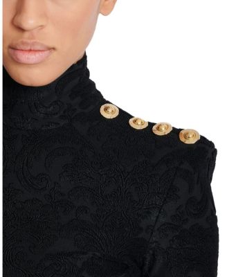  Baroque Pattern Long Sleeved Top