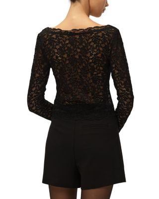 Alma Lace Boat Neck Top