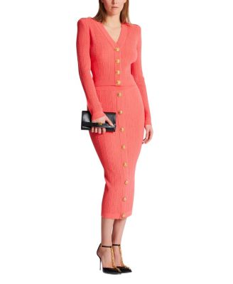  Long Sleeved Cable Knit Cardigan