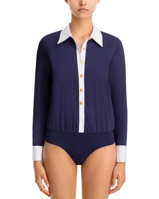 Leslie French Cuff Bodysuit