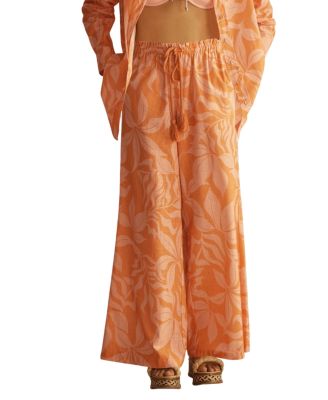 BRASILE Gathered Wide Leg Pant