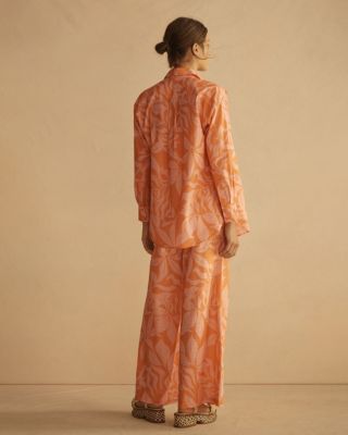 BRASILE Gathered Wide Leg Pant