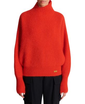 Balmain Mohair Knit Jumper with Collar Detail