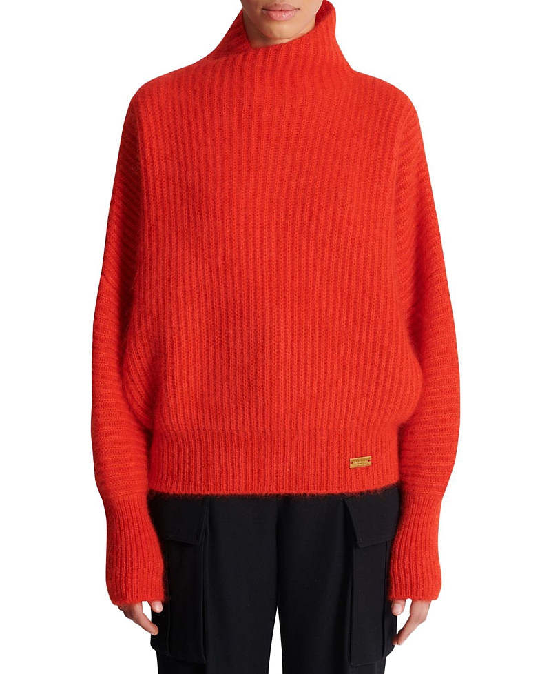 Balmain Mohair Knit Jumper with Collar Detail
