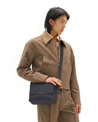 Medium Leather Flaire Messenger Bag