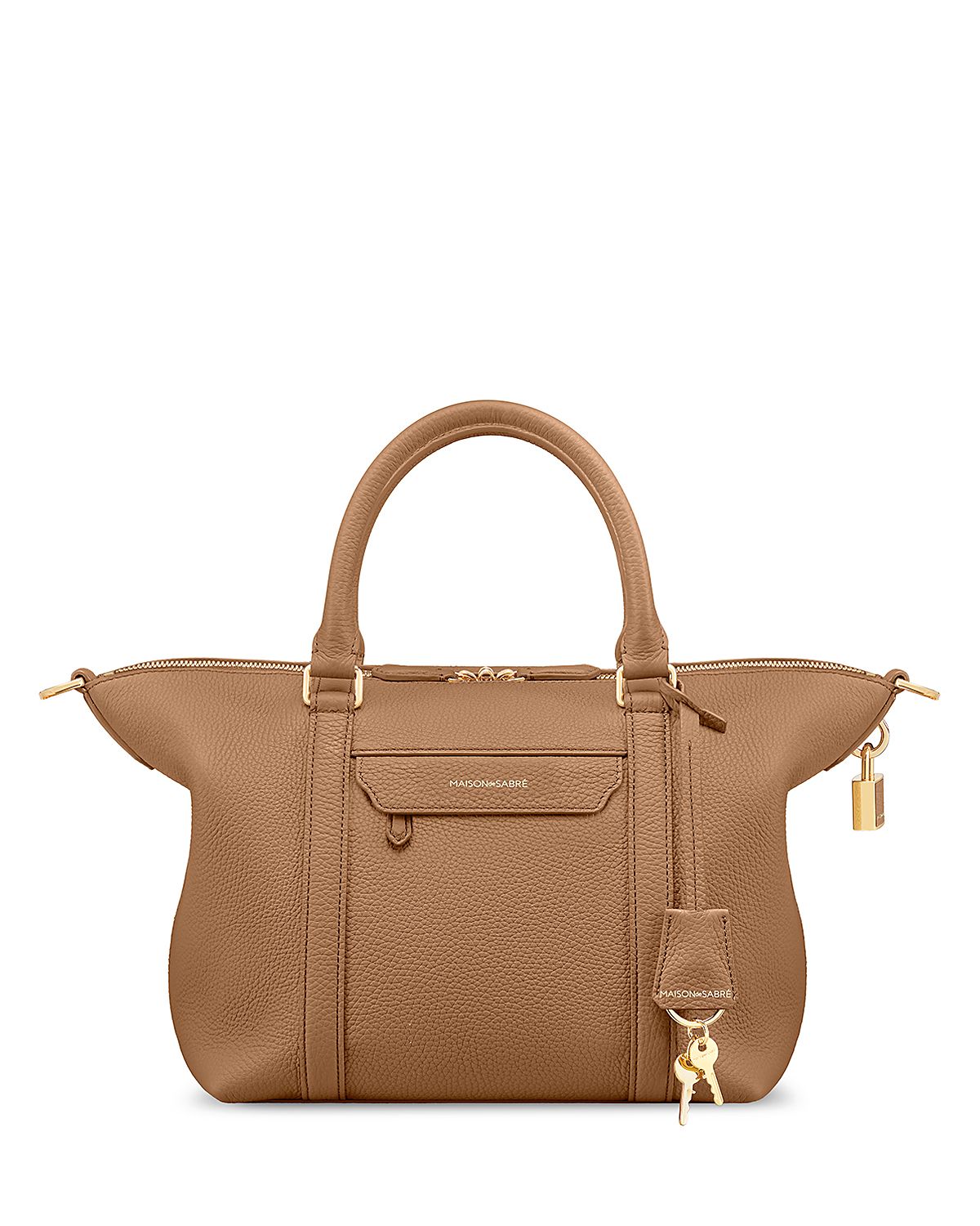 Maison de SABRE Small Leather Weekender Bag