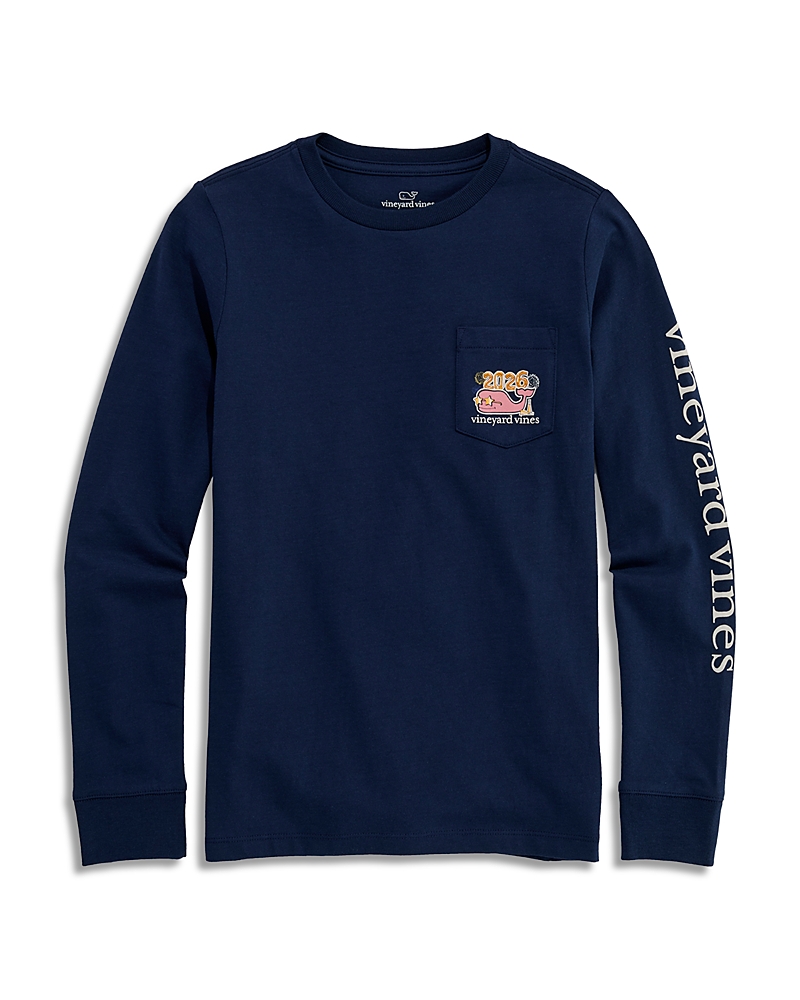 Vineyard Vines Boys' New Years 26 Pocket Tee - Little Kid, Big Kid In Blue