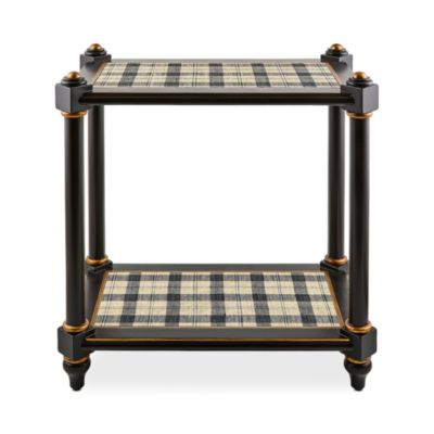 Mad for Plaid Accent Table