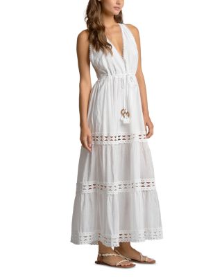 Sleeveless Maxi Swim Cover Up Dress