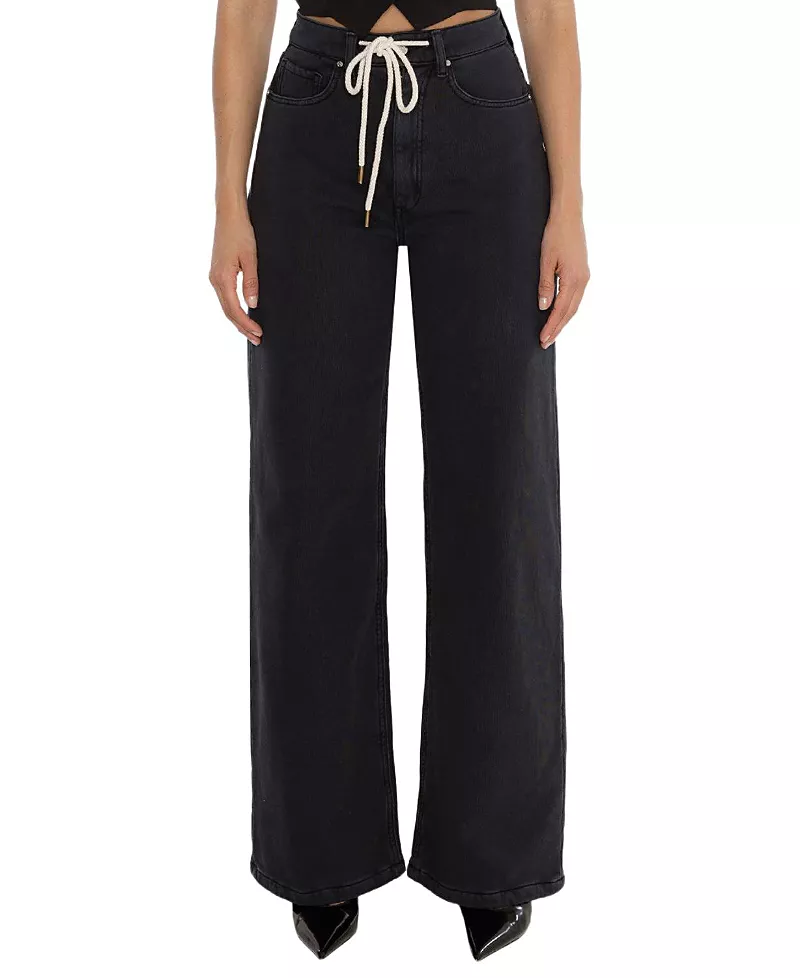 Rudes Denim High Rise Riley Pant in Black