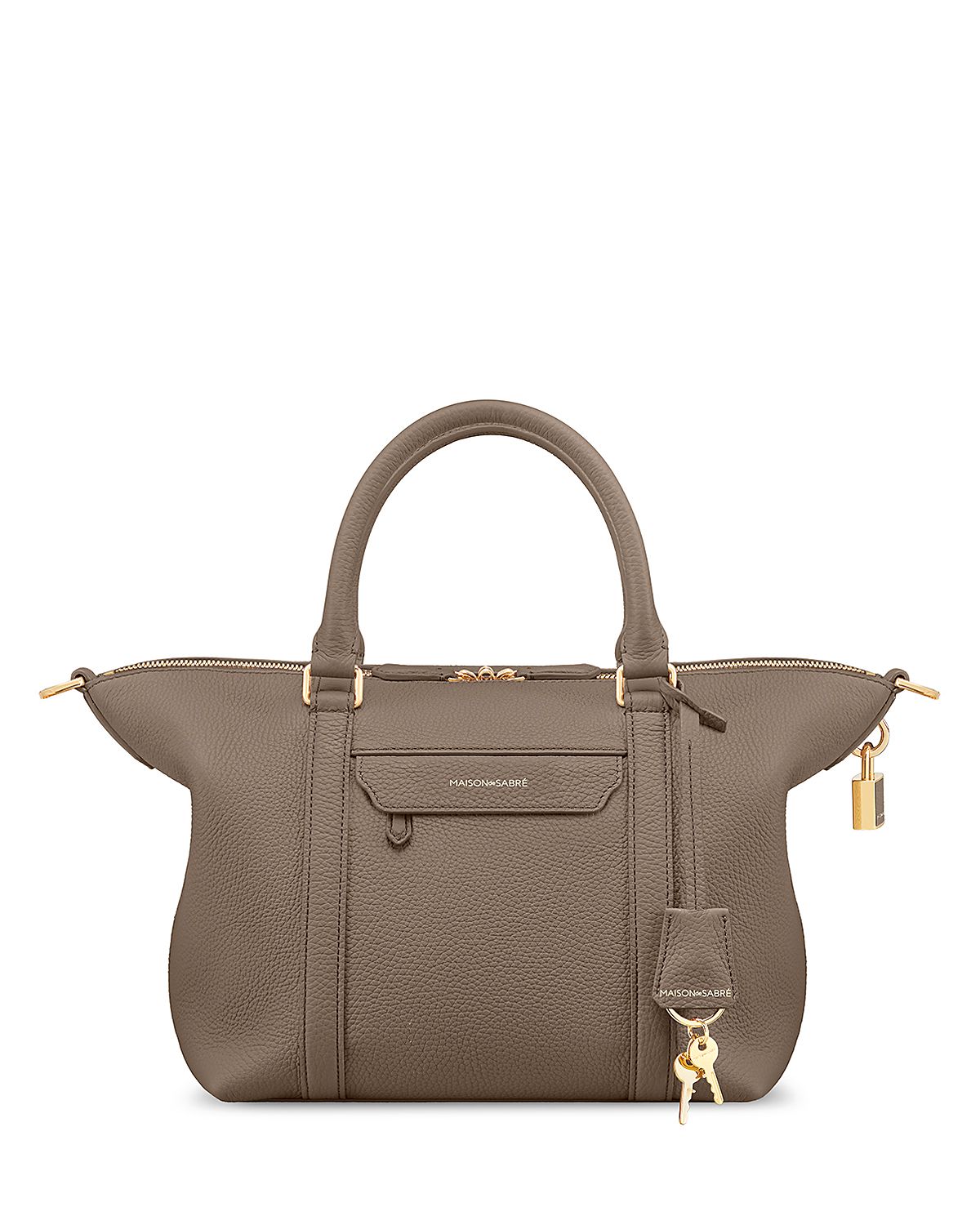 Maison de SABRE Small Leather Weekender Bag