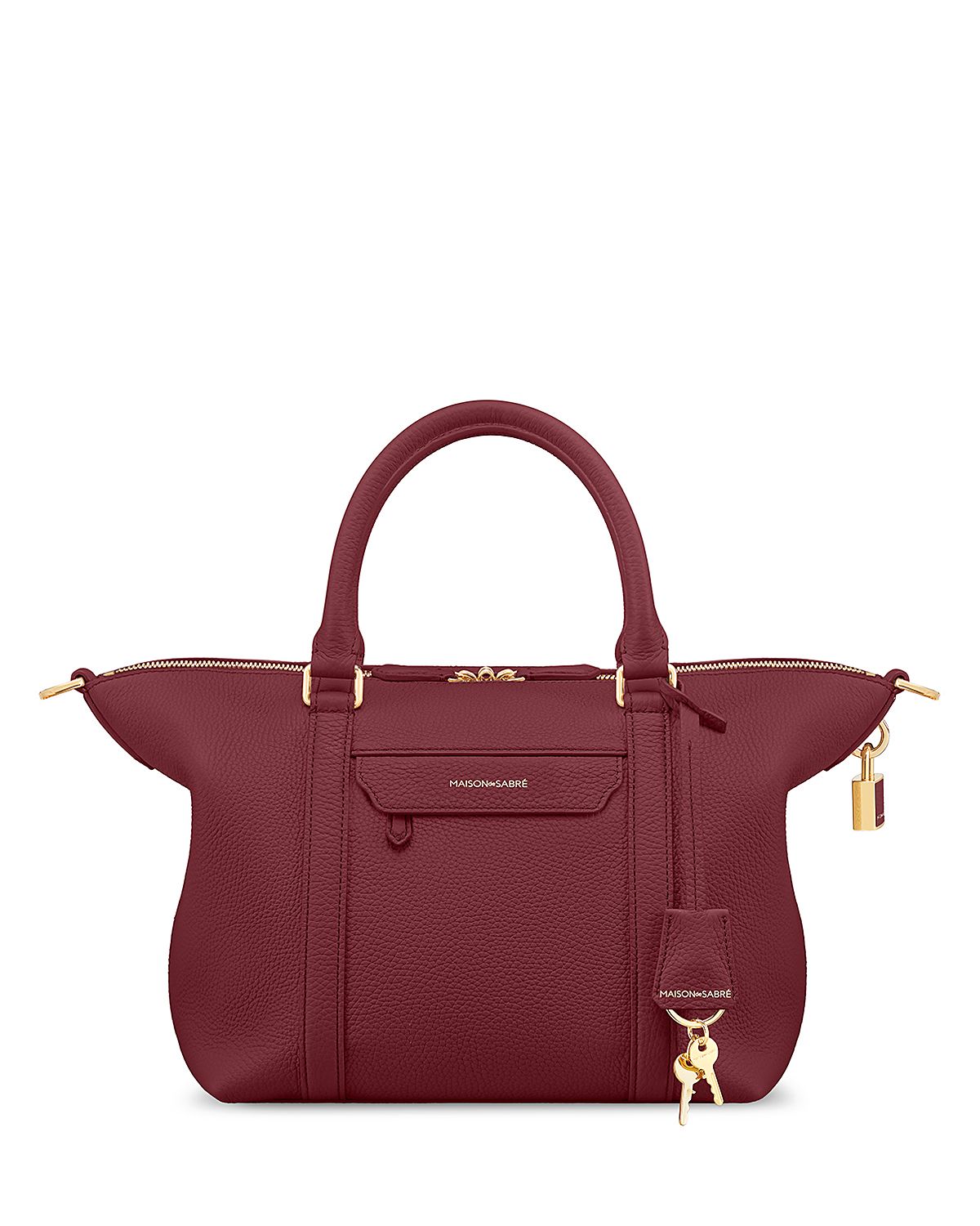 Maison de SABRE Small Leather Weekender Bag