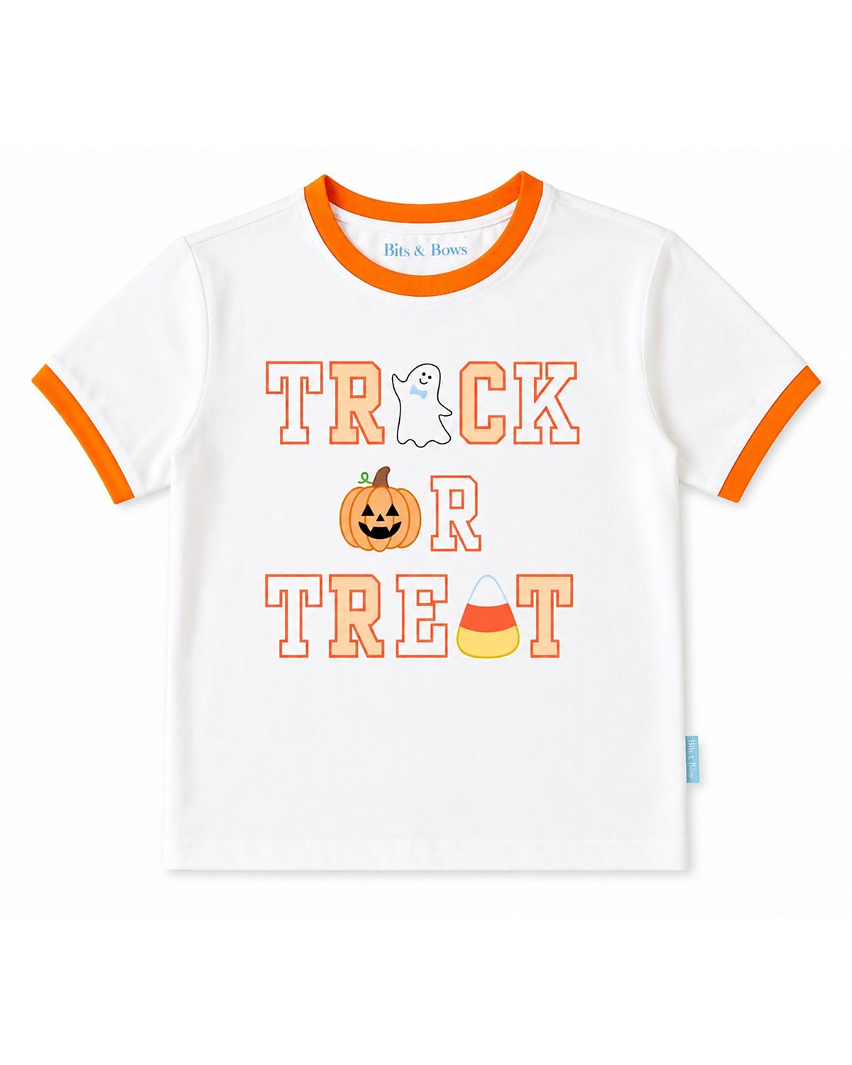 Bits & Bows Boys' Halloween Trick or Treat T-Shirt - Little Kid, Big Kid