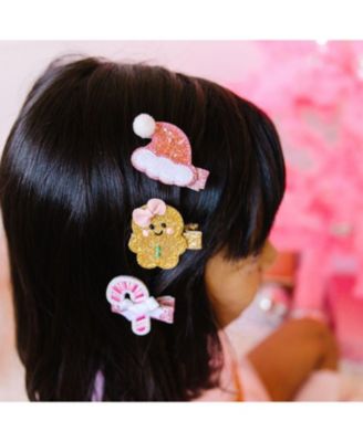 Girls' Gingerbread Christmas Clip Set