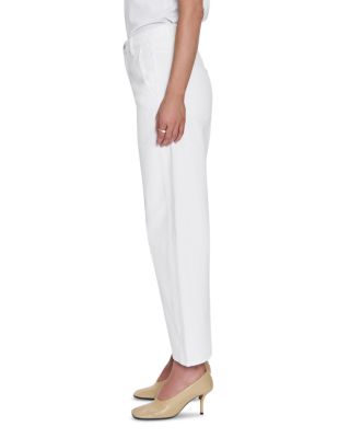 Beau Seamed High Rise Jeans in Paper White