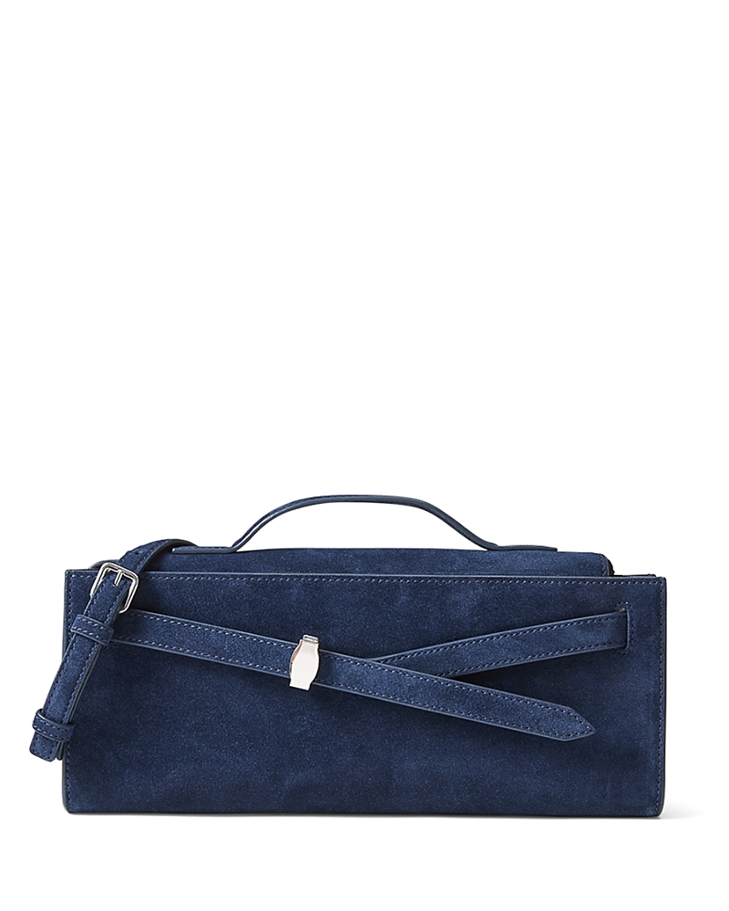 Veronica Beard Dash Suede Clutch Bag In Pattern